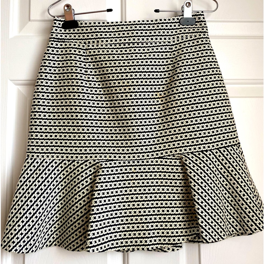 Cotton Blend Woven Skirt